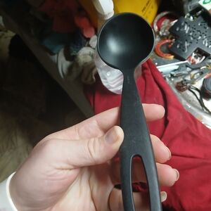 black silicone cooking ladle, Tramontina